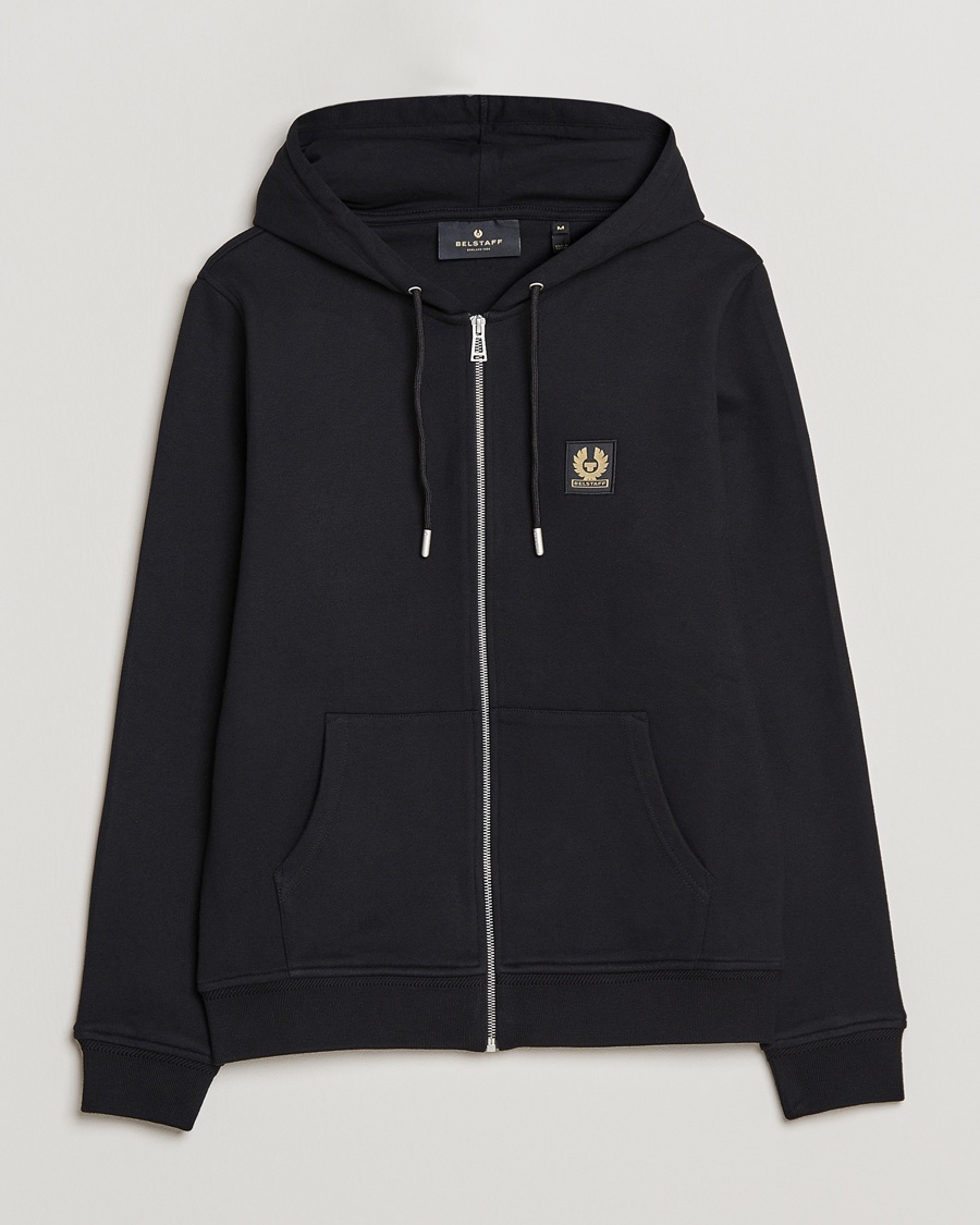 Herren | | Belstaff | Full Zip Hoodie Black