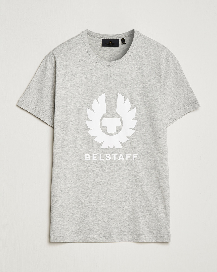 Herren | | Belstaff | Phoenix Logo T-Shirt Old Silver Heather