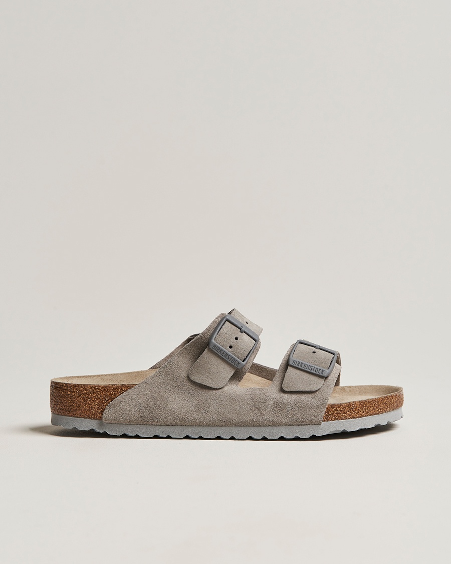 Herren | | BIRKENSTOCK | Arizona Soft Footbed Stone Coin Suede