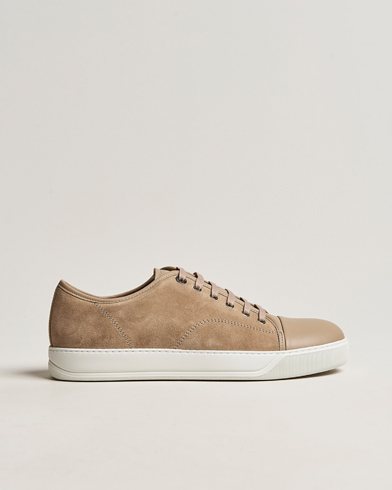 Herren | Schuhe | Lanvin | Nappa Cap Toe Sneaker Taupe 