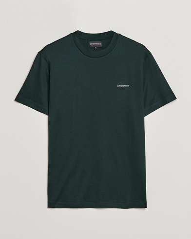 Herren | Emporio Armani | Emporio Armani | Tencel T-Shirt Green
