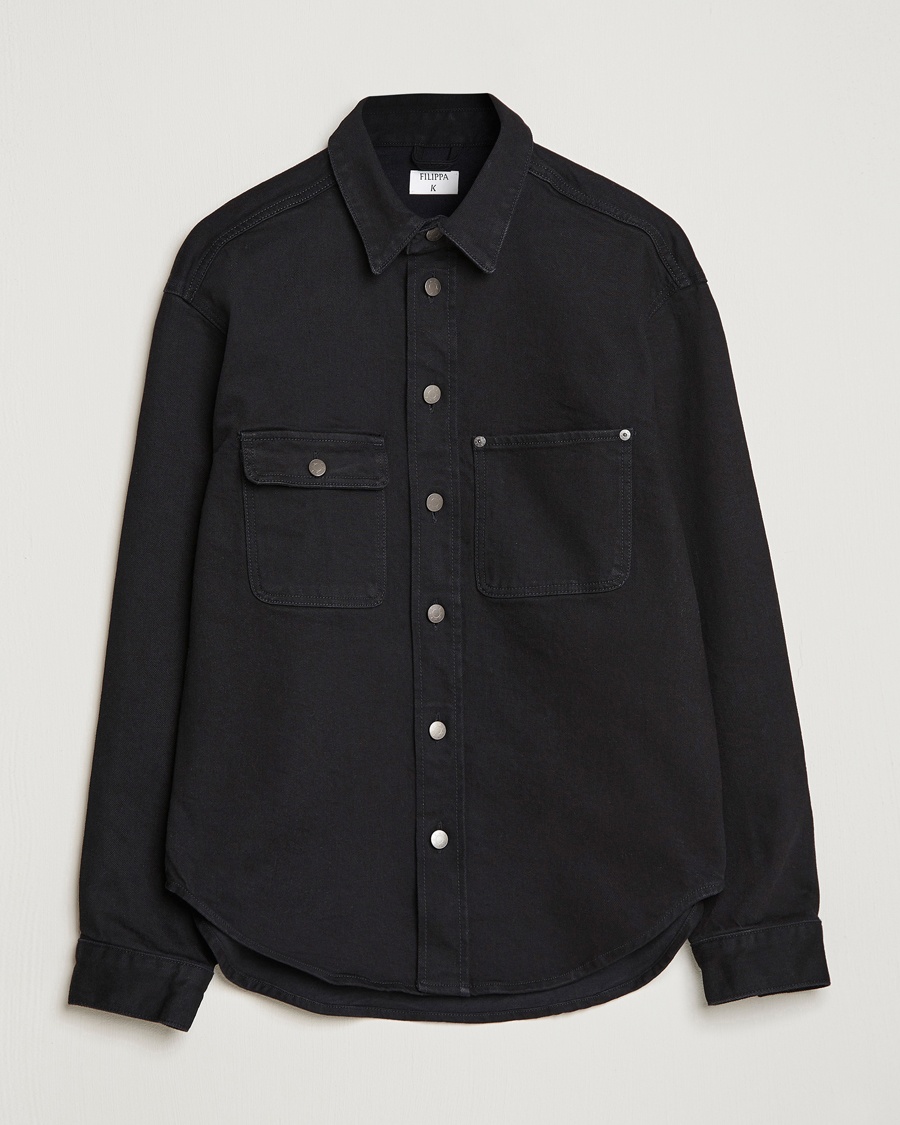 Herren | | Filippa K | Denim Overshirt Night
