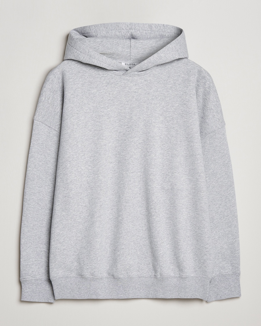 Herren | | Filippa K | Hoodie Grey Melange