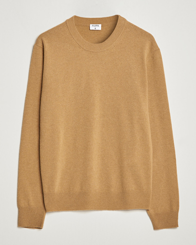 Herren | Filippa K | Filippa K | Relaxed Wool Sweater Butterscotch