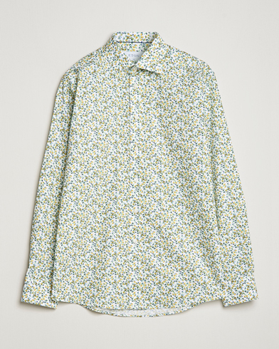 Herren | Freizeithemden | Eton | Signature Twill Slim Fit Shirt Lemon Print