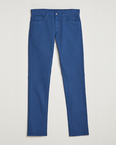 Herren |  | Canali | Slim Fit 5-Pocket Pants Dark Blue