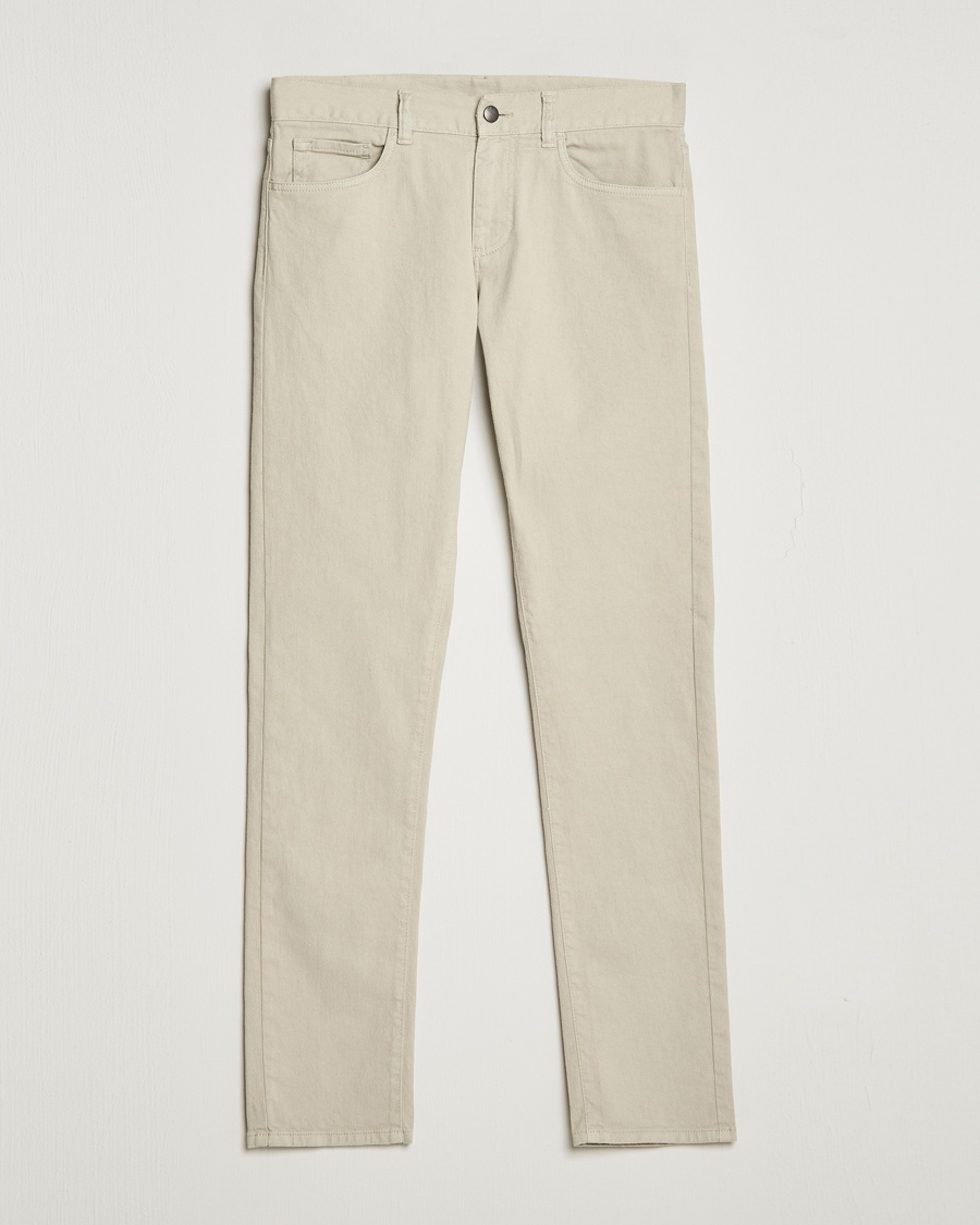 Herren | | Canali | Slim Fit 5-Pocket Pants Beige
