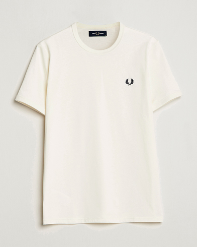 Herren | Fred Perry | Fred Perry | Ringer T-Shirt Ecru