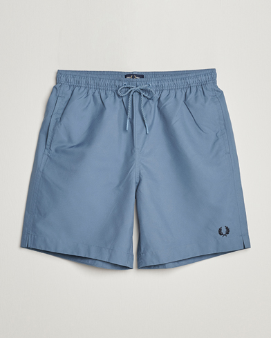 Herren | Best of British | Fred Perry | Classic Swimshorts Ash Blue