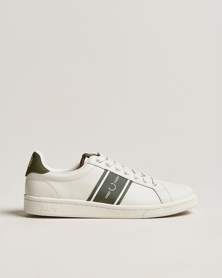 Herren | | Fred Perry | Graphic Mesh Sneaker Porcelain