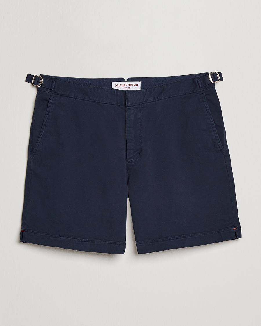 Herren | Chinoshorts | Orlebar Brown | Bulldog Cotton Stretch Twill Shorts Dark Navy