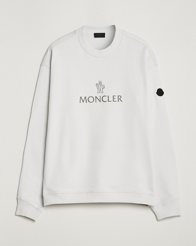 Herren |  | Moncler | Lettering Logo Sweatshirt White