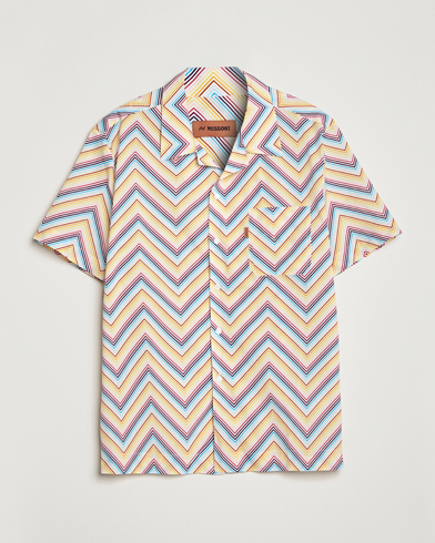 Herren | Kurzarmhemden | Missoni | Zig Zag Short Sleeve Shirt Multicolor
