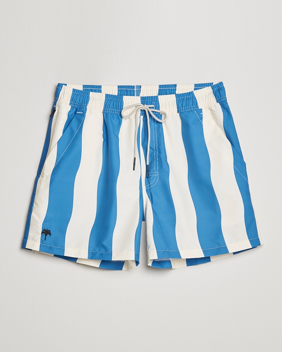 OAS Printed Swimshorts Waver – Blau