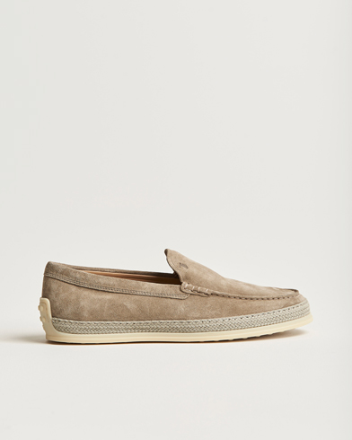Herren | Tod's | Tod's | Raffia Loafers Taupe Suede