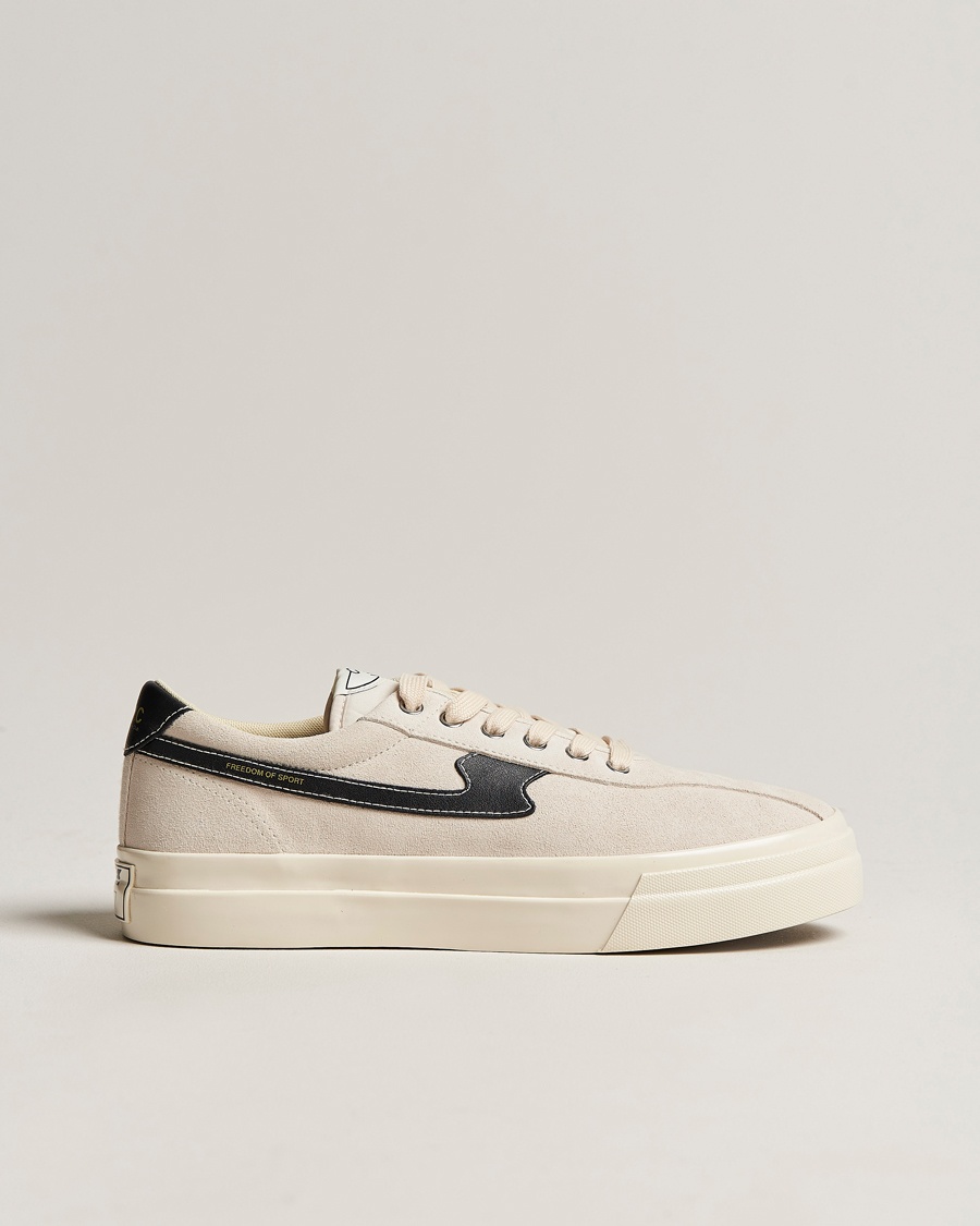 Herren | | Stepney Workers Club | Dellow S-Strike Suede Sneaker Ecru/Black
