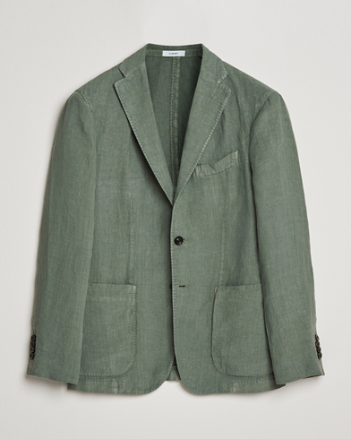 Herren |  | Boglioli | K Jacket Linen Blazer Sage Green