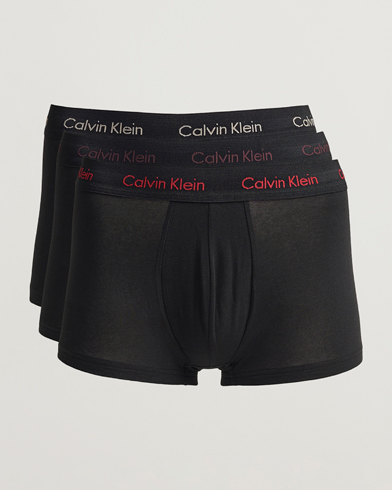 Herren | Calvin Klein | Calvin Klein | Cotton Stretch Trunk 3-Pack Black