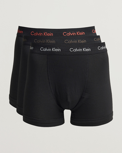 Herren |  | Calvin Klein | Cotton Stretch Trunk 3-Pack Black