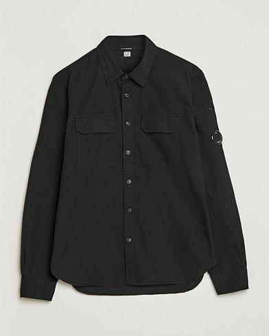 Herren | C.P. Company | C.P. Company | Garment Dyed Gabardine Shirt Jacket Black