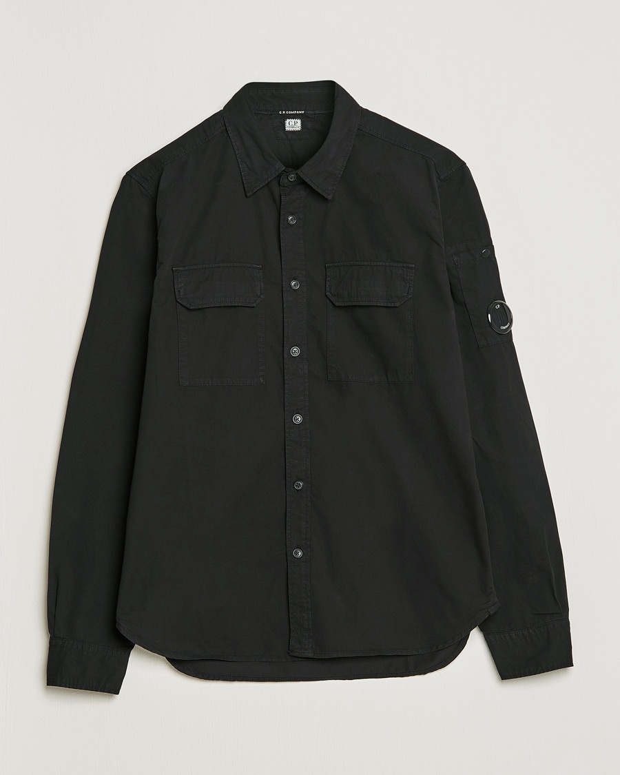 Herren | | C.P. Company | Garment Dyed Gabardine Shirt Jacket Black