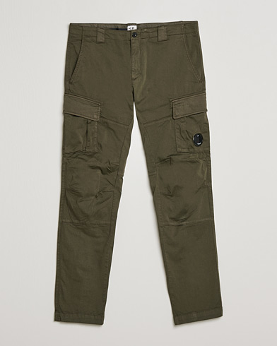 Herren | C.P. Company | C.P. Company | Satin Stretch Cargo Pants Olive