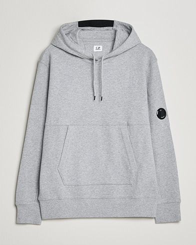 Herren |  | C.P. Company | Diagonal Raised Fleece Hooded Lens Sweatshirt Grey