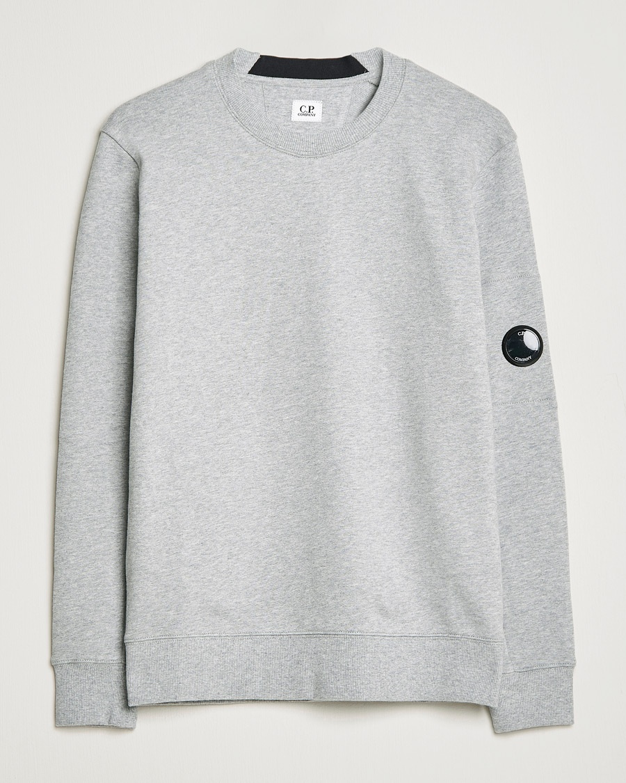 Herren | | C.P. Company | Diagonal Raised Fleece Lens Sweatshirt Grey