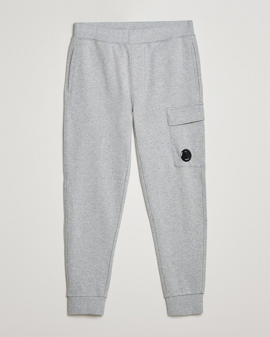 Herren | | C.P. Company | Diagonal Raised Fleece Lens Sweatpants Grey