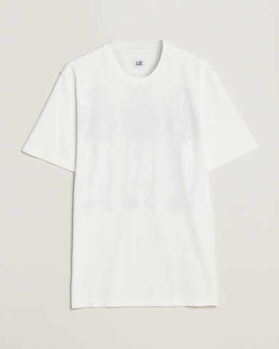 Herren | C.P. Company | C.P. Company | Garment Dyed Jersey Printed T-Shirt White