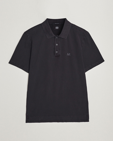 Herren | Kleidung | C.P. Company | Old Dyed Cotton Jersey Polo Black