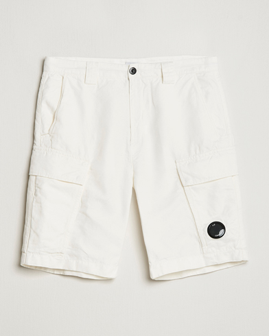 Herren |  | C.P. Company | Cotton/Linen Cargo Shorts White