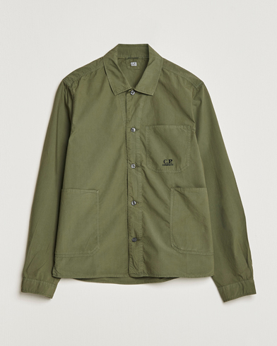 Herren |  | C.P. Company | Popline Garment Dyed Overshirt Green