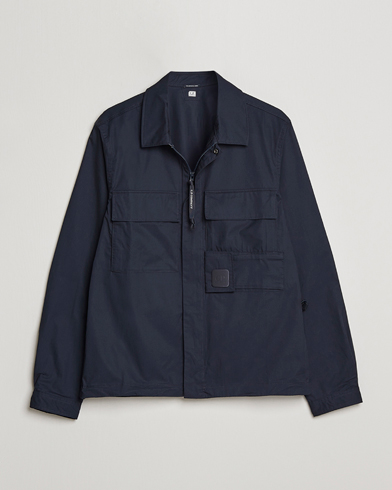 Herren | Overshirts | C.P. Company | Metropolis Cotton Gabardine Overshirt Navy