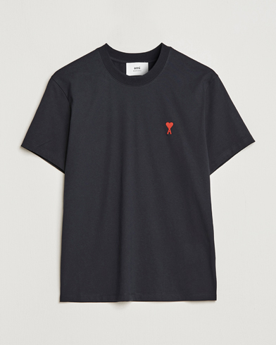 Herren | T-Shirts | AMI | Heart Logo T-Shirt Black