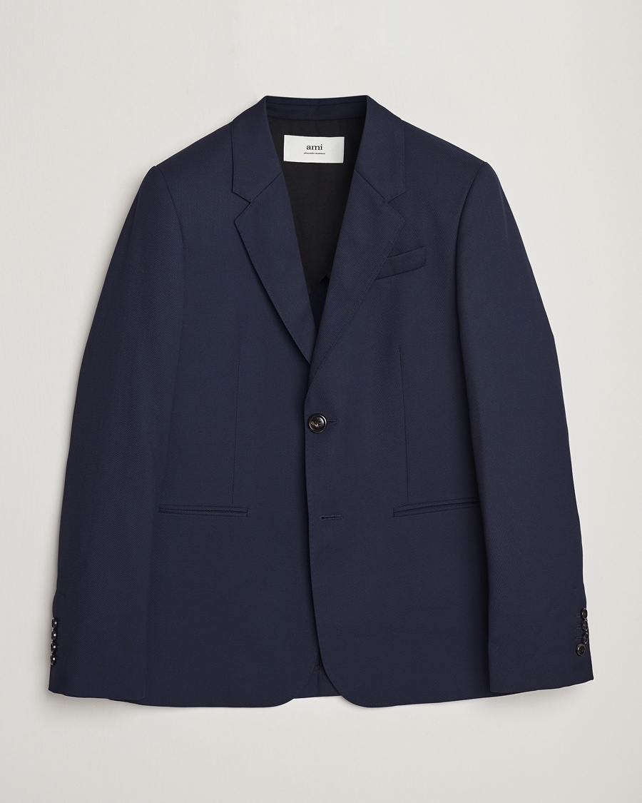 Herren | | AMI | Wool Blazer Navy