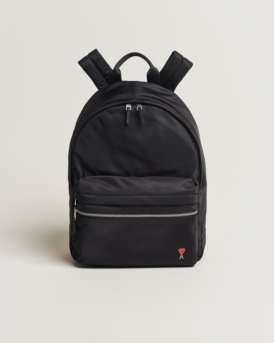 Herren | | AMI | Heart Logo Backpack Black
