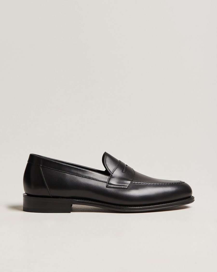  Hornbeam Eco Penny Loafer Black Calf