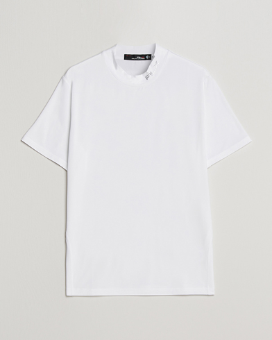 Herren | Weiße T-Shirts | RLX Ralph Lauren | Airflow Performance Mock Neck T-Shirt White