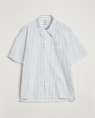 Herren |  | Sunflower | Spacey Striped Camp Shirt Blue/White