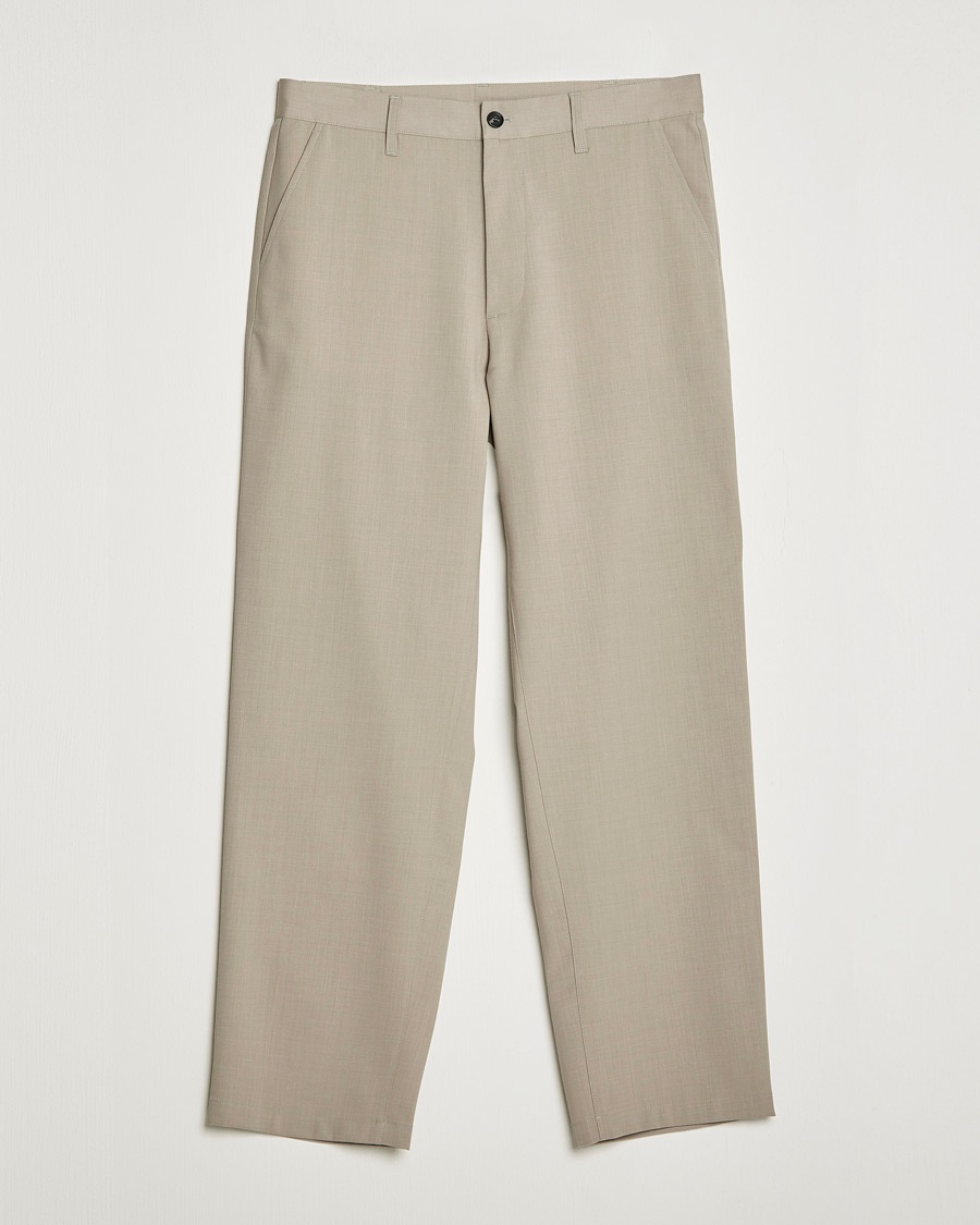 Herren | Sunflower | Sunflower | Soft Wool Trousers Khaki