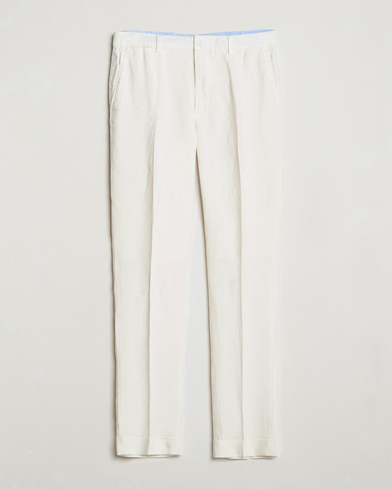 Herren |  | Polo Ralph Lauren | Linen Pleated Trousers Cream