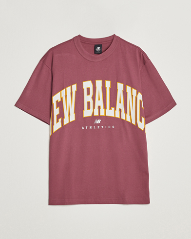 Herren |  | New Balance | Athletics Warped T-Shirt Washed Burgundy