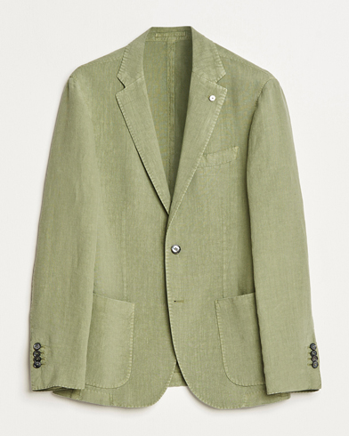 Herren |  | L.B.M. 1911 | Jack Regular Fit Linen Blazer Light Green