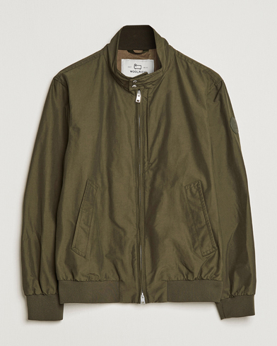 Herren | American Heritage | Woolrich | Cruiser Eco Cotton Bomber Jacket Dark Green