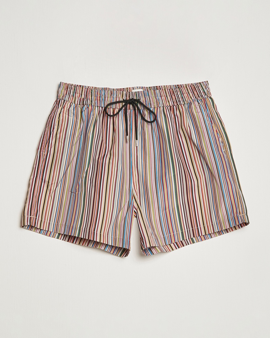 Herren | Badeshorts mit Schnürung | Paul Smith | Signature Stripe Swimshorts Multi