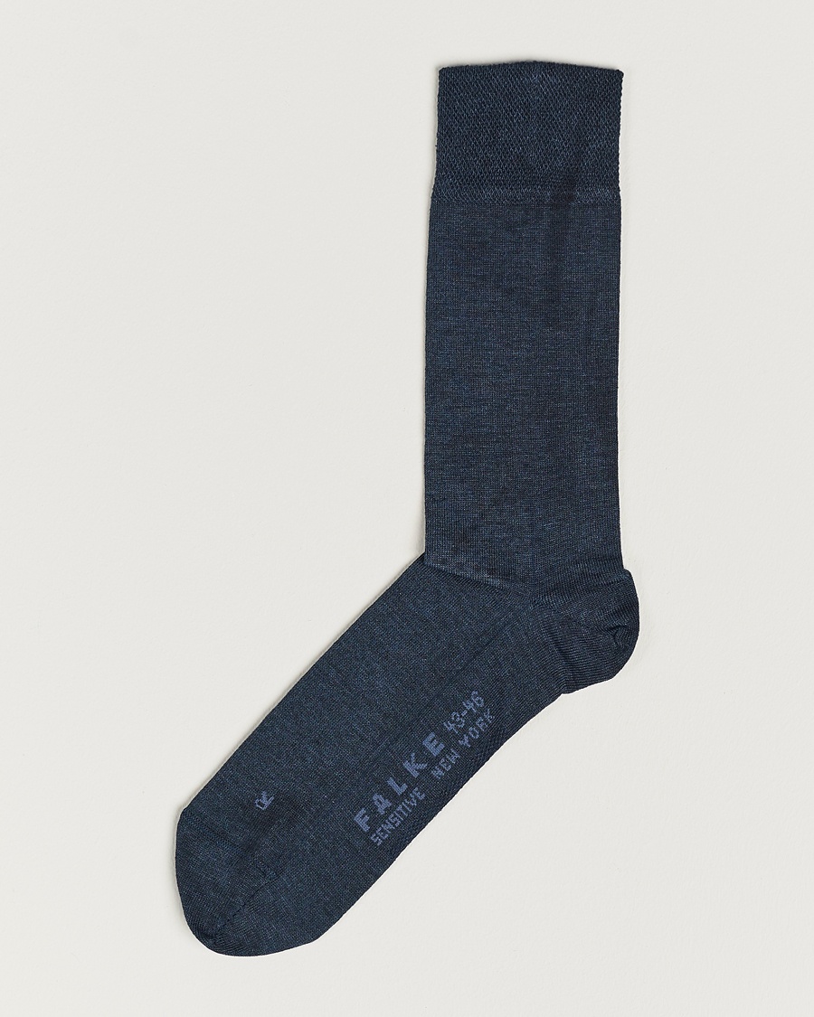 Herren | Falke | Falke | Sensitive New York Lyocell Socks Navy Melange