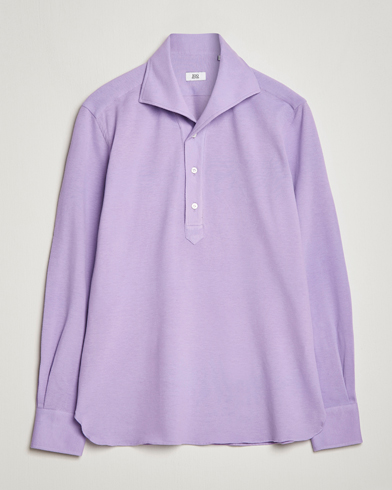 Herren | Luxury Brands | 100Hands | Signature One Piece Jersey Polo Light Purple