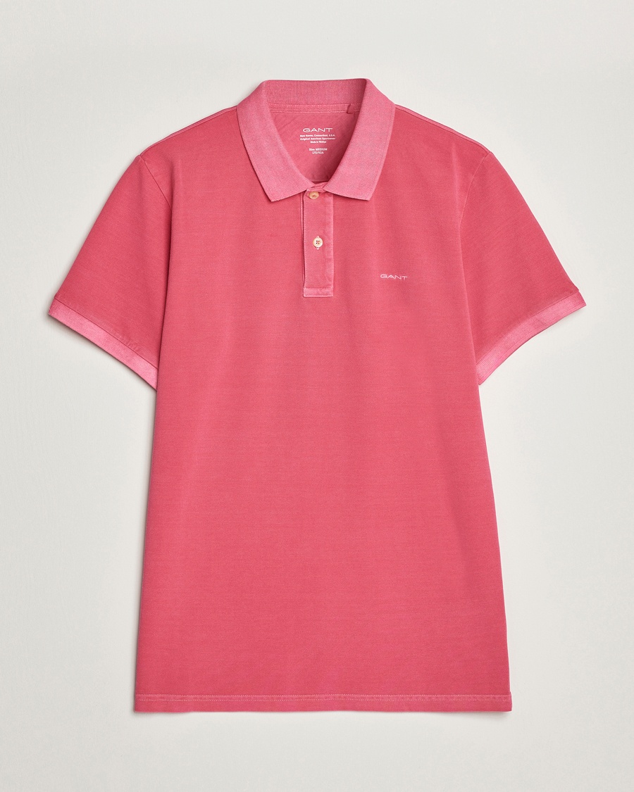 Herren | | GANT | Sunbleached Polo Magenta Pink