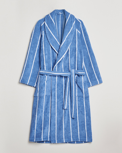 Herren | Morgenmantel | GANT | Striped Robe Blue Bell